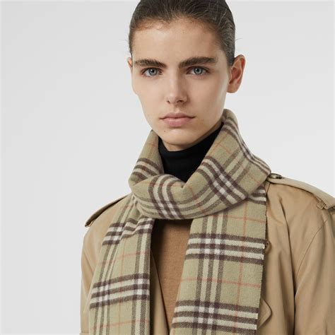 burberry check extra fine wool scarf|burberry check cashmere scarf sale.